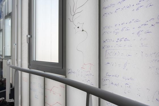 Writing on the glass walls inside the SWC - Grant Smith Writing on the glass walls inside the SWC - Image by Grant Smith