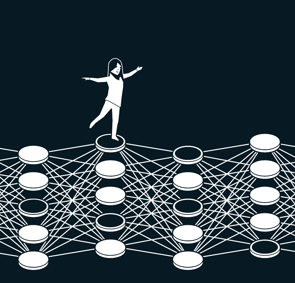 Illustration for the Nobel Prize in Physics 2024